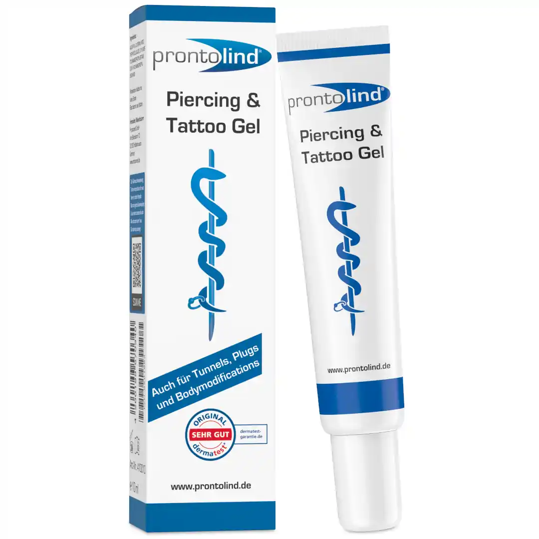 prontolind gel piercing tetování Prontolind gel pro všechny typy piercingů