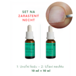 Set na zarostlý nehet – změkčení a zklidnění (10 ml + 10 ml)